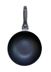 Dishware Safe Sonex Non Stick Cooking Royal Wok Kadhai Deep Fry Pan with Durable Soft Handle 24 Cm Easy To Clean Original Made In Pakistan