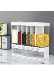 Orchid wall-mounted cereal food dispenser, moisture-proof and waterproof, simple and convenient to use