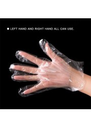 Didel Clear Latex Free PE Disposable Gloves Safety Glove for Home Kitchen Kitchen Use 200pcs/box