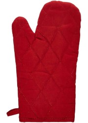 PRINCESS 2PCS GLOVES/OVEN MITT AND POT HOLDER SET RED