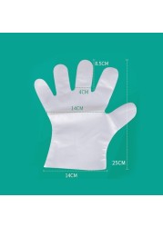 Karivas Polyethylene Disposable Gloves, 100 Pieces