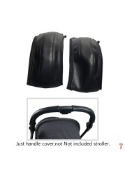 Handle Covers for Cybex Eezy S Twist (+) 2 / Eezy S 2 Stroller Leather Baby Stroller Protective Sleeve Covers Stroller Accessories