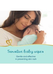 Pampers Sensitive Protect Baby Wipes with 0% Perfumes & Alcohol 56 Wipe Count