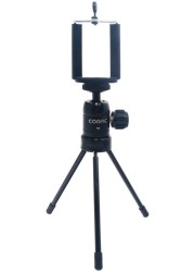 Coopic Tr-08 Max Height 135mm Mini Metal Tripod With M2 Ball Head And Mobile Holder For DSLR Cameras And Video Cameras