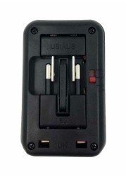 WIWU Ua-201 Universal Conversion Socket Travel Charger Black