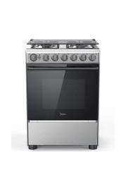 Midea Freestanding 4-Burner Gas Cooker, BME62058-FFD-D (81 x 60 x 57 cm)