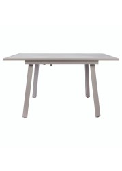 Wolin Aluminum Extendable Table GoodHome (750 x 945 x 1400 mm)