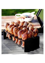 Nordic 365 Chicken Leg Griller And Jalapeno Roaster (19 x 34 cm, Black)