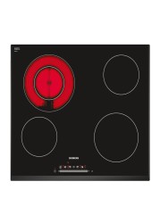 Siemens 4-Zone Built-In Ceramic Hob, ET651NF17Q (60 cm, Black)