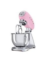 SMEG 50s Retro Style Stand Mixer, SMF02PKUK (800 W)