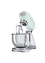 SMEG 50s Retro Style Stand Mixer, SMF02PGUK (800 W)