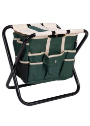 MintCraft Folding Garden Stool W/Detachable Canvas Bag