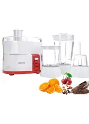 Geepas Gsb9890 4-In-1 Food Processor With Safety Lock