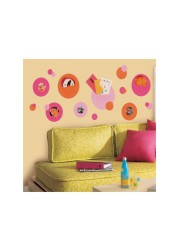 RoomMates Pink & Orange Wall Pocket Decals