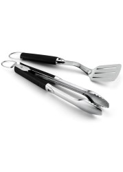 Weber Original Grill Tool Set (36 cm, Set of 2, Black & Silver)