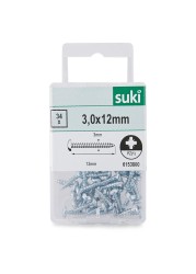 Suki Screws (34 pcs, 3 x 12 mm)