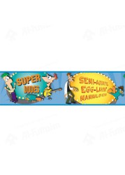 Roommates Phineas & Ferb Border Decals