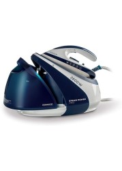 Kenwood Steam Generator Iron With Boiler, 7 Bar, Up to 600g/min Steam Shot, 2600 Watts, SSP70.000WB White/Blue