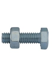 Suki DIN 558 Hex Zinc-Plated Steel Screws (M6 x 20 mm)