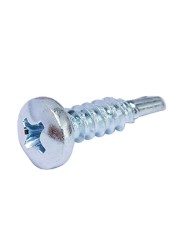 Suki Zinc-Plated Pan Head Self Tapping Screws (4.2 x 16 mm, Pack of 40)