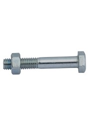 Suki Zinc-Plated DIN 601 Steel Screws (M8 x 50 mm)