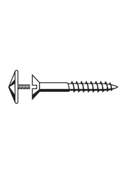 Suki Brass Wood Screw (0.45 x 4.5 cm)