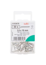 Suki Chipboard Screws (30 x 16 mm)