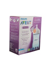 زجاجة Philips Avent Natural 2.0 سعة 260 مل باللون الأزرق SCF035 / 27