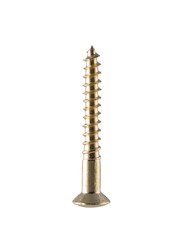 Suki Brass Pozidriv  Wood Screws (4 x 30 mm, Pack of 100)