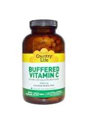 Country Life Buffered Vitamin C 1000 mg Tablets 250&#039;s