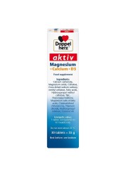 Doppelherz aktiv Magnesium + Calcium + D3 Tablets 30 قرصًا