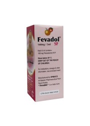 Fevadol SF 160 mg /5 mL Syrup 145 mL