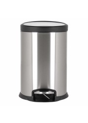 Orchid Stainless Steel Pedal Dustbin (12 L, 23.8 x 36.9 x 36.1 cm)