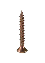 Suki Zinc Oval-Head Chipboard Screws (4 x 30 mm, Pack of 12)