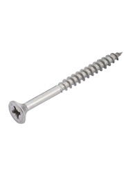 Suki Stainless Steel Pozidriv Recess Chipboard Screws (4.5 x 50 mm, Pack of 10)