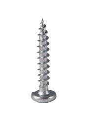 Suki Zinc-Plated Round Head Chipboard Screw (5 x 30 mm, Pack of 6 )