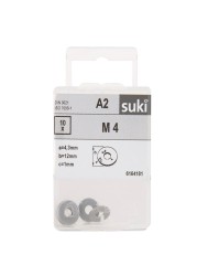 Suki Large Washers (4.3 x 12 x 1 mm, 10 pcs)