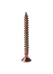 Suki Zinc Oval-Head Chipboard Screws (4 x 40 mm, Pack of 8)