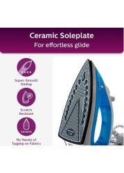 Gratus 1200W Ceramic Soleplate Steam Iron - Dry / Steam GSI1200UC