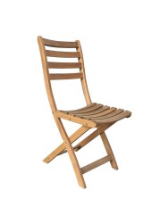 THB Eucalyptus Wood Folding Chair Generic (37 x 58 x 86.5 cm, 2 Pc.)