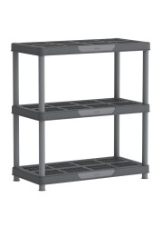 Cosmoplast Plastic 3-Tier Shelving Rack (90 x 45 x 98 cm)