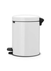 Brabantia NewIcon Pedal Bin (20.5 x 29.1 cm, 5 L, White)