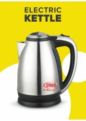 Cyber Stainless Steel Electric Kettle 2L Cyk-556 Silver/Black