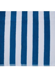 Truebell Mykonos Striped Bath Towel (Blue)