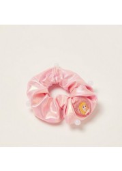 Disney Aurora Princess Heart Accent Glittered Scrunchie