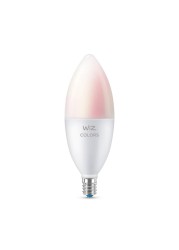 Wiz Wi-Fi C37 E14 LED Candle Bulb (3.9 W, Colored, 3 Pc. Bundle)