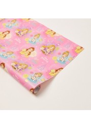 Disney Princess Print Gift Wrapping Paper - 200x76 cms