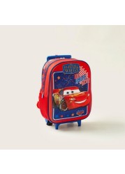 Disney Cars Print 3-Piece Trolley Backpack Set - 16 inches