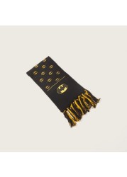 Batman Textured Scarf with Tassel Detail