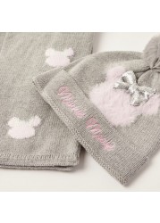 Disney Minnie Mouse Textured Beanie and Scarf Set